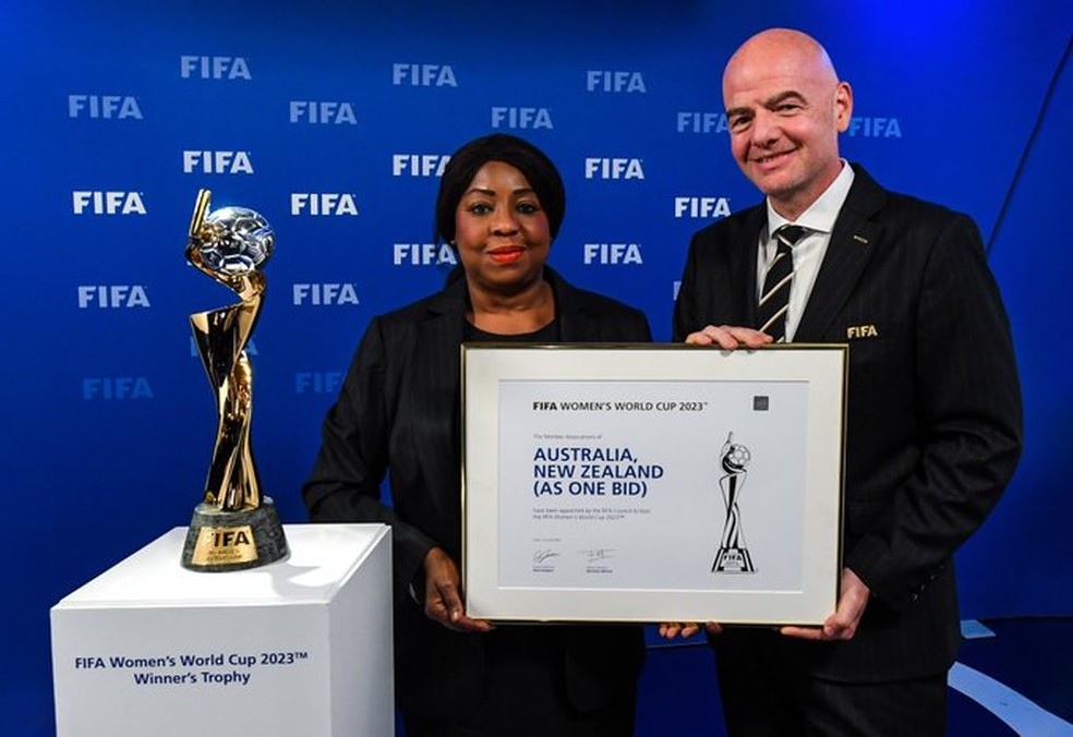 OCEANIA. FIFA. AUSTRÁLIA. NOVA ZELÂNDIA. COPA DO MUNDO DE FUTEBOL FEMININO DE 2023.
