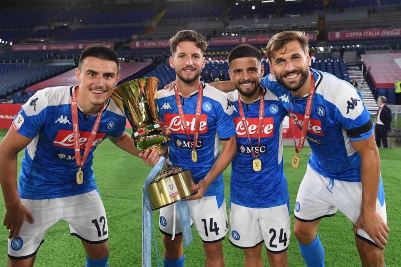 RAI. TV. COPA DA ITÁLIA. NAPOLI.