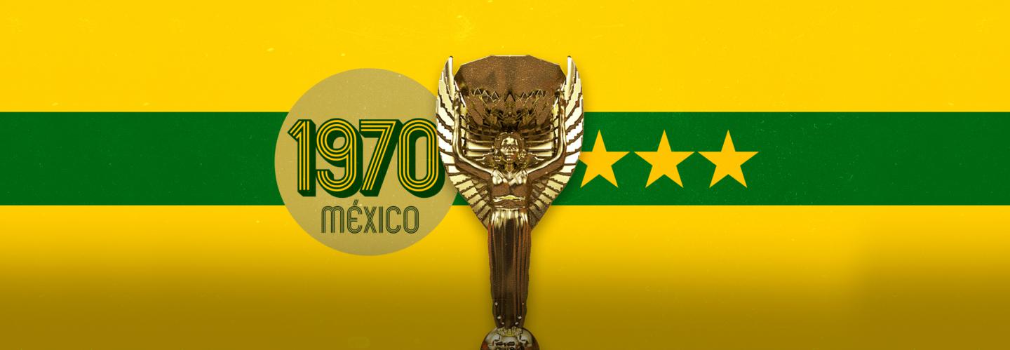 BRASIL. COPA DO MUNDO DE 1970;. TRICAMPEÃO DO MUNDO.