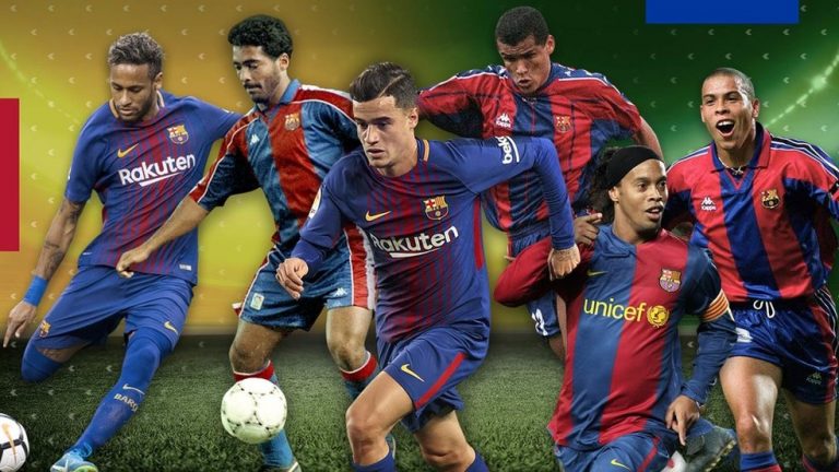 BARCELONA. JOGADORES BRASILEIROS.