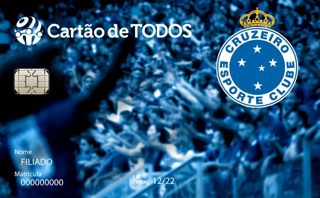 CRUZEIRO-MG. CARTÃO DE TODOS.