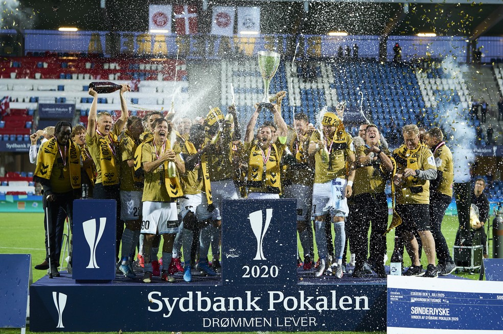 COPA DA DINAMARCA. SONDERJVSKE. CAMPEÃO.