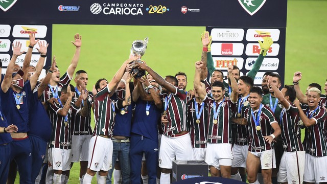 CAMPEONATO CARIOCA DE 2020. TAÇA RIO DE 2020. FINAL. FLUMINENSE-RJ. CAMPEÃO. FLAMENGO-RJ. VICE-CAMPEÃO.