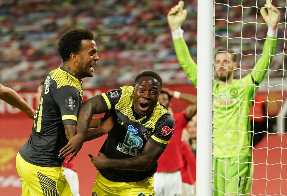 CAMPEONATO INGLÊS. PREMIER LEAGUE. TRIGÉSIMA QUINTA RODADA. MANCHESTER UNITED. INGLATERRA. SOUTHAMPTON.