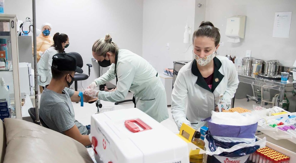 SANTOS-SP. TESTES. CORONAVÍRUS.