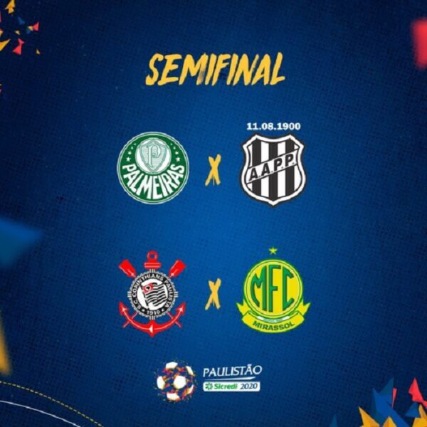 CAMPEONATO PAULISTA. SEMIFINAL. CORINTHIANS-SP. MIRASSOL-SP. PALMEIRAS-SP. PONTE PRETA-SP.