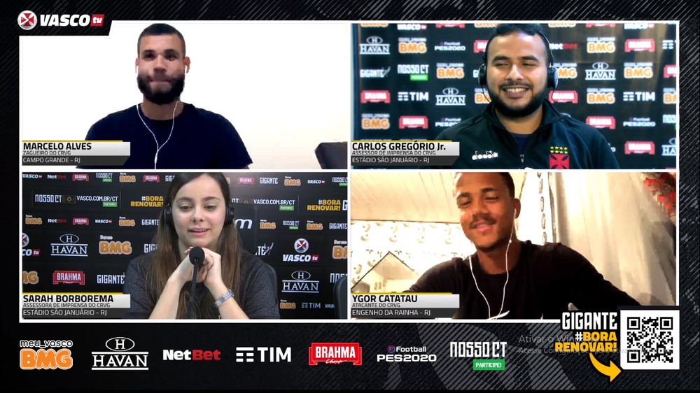 VASCO-RJ. MARCELO. YGOR CATATAU.