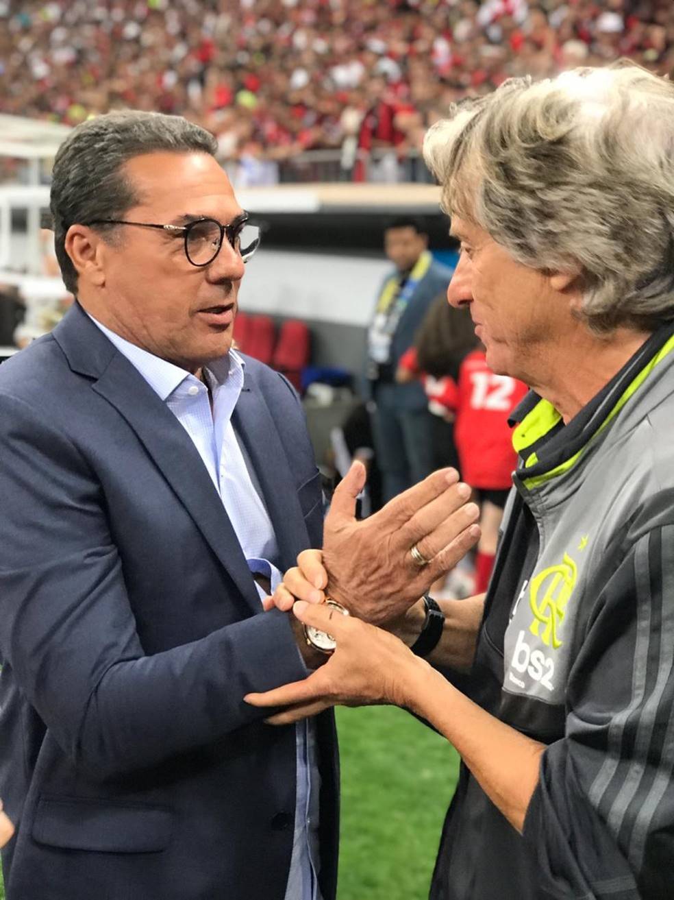 VANDERLEI LUXEMBURGO. JORGE JESUS.
