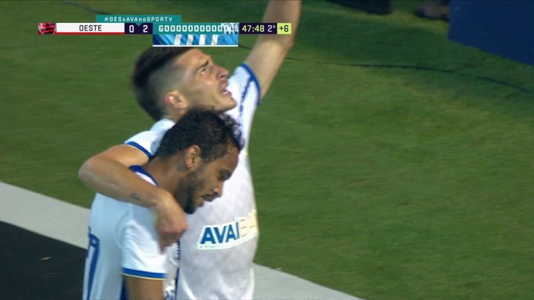 CAMPEONATO BRASILEIRO DA SÉRIE B DE 2020. PRIMEIRA FASE. SEXTA RODADA. AVAÍ-SC. OESTE-SP.