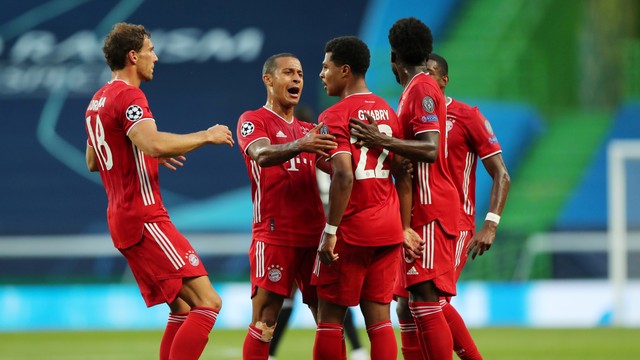 LIGA DOS CAMPEÕES DA EUROPA. TEMPORADA 2019.2020. SEMIFINAL. JOGO ÚNICO. BAYERN DE MUNIQUE. ALEMANHA. CLASSIFICADO. LYON. FRANÇA. ELIMINADO. FINAL. JOGO ÚNICO. PARIS SAINT-GERMAIN. FRANÇA. BAYERN DE MUNIQUE. ALEMANHA.