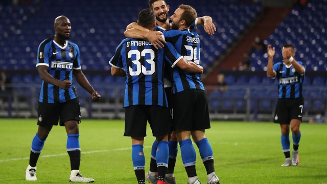 LIGA EUROPA TEMPORADA 2019.2020. INTERNAZIONALE DE MILÃO. ITÁLIA. CLASSIFICADO. GETAFE. ESPANHA.