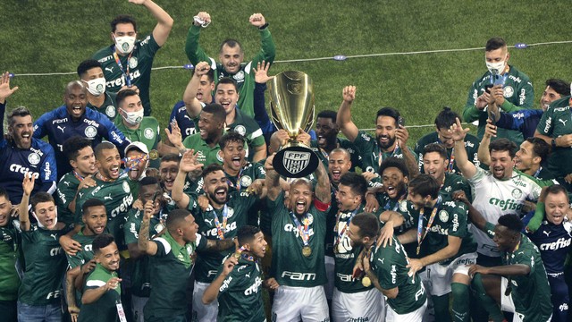 CAMPEONATO PAULISTA. FINAL. JOGO DE VOLTA. PALMEIRAS-SP. CAMPEÃO. CORINTHIANS-SP. VICE-CAMPEÃO.
