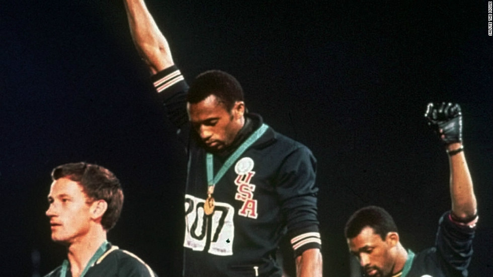 JOGOS OLÍMPICOS. PROTESTOS. PANTERAS NEGRAS.