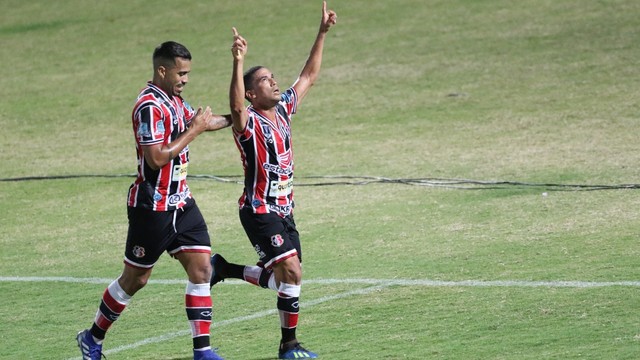 CAMPEONATO BRASILEIRO DA SÉRIE C EM 2020. PRIMEIRA FASE. SEGUNDA RODADA. GRUPO A. SANTA CRUZ-PE. TREZE-PB.