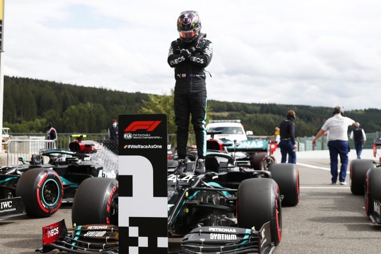 GRANDE PRÊMIO DA BÉLGICA. LEWIS HAMILTON. INGLATERRA.