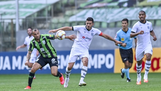 CAMPEONATO BRASILEIRO DA SÉRIE B DE 2020. PRIMEIRA FASE. DÉCIMA RODADA. AMÉRICA-MG. FIGUEIRENSE-SC.