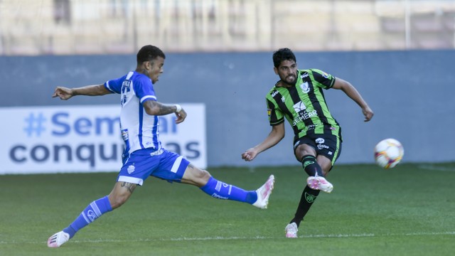 CAMPEONATO BRASILEIRO DA SÉRIE B DE 2020. PRIMEIRA FASE. SÉTIMA RODADA. AMÉRICA-MG. CSA-AL.