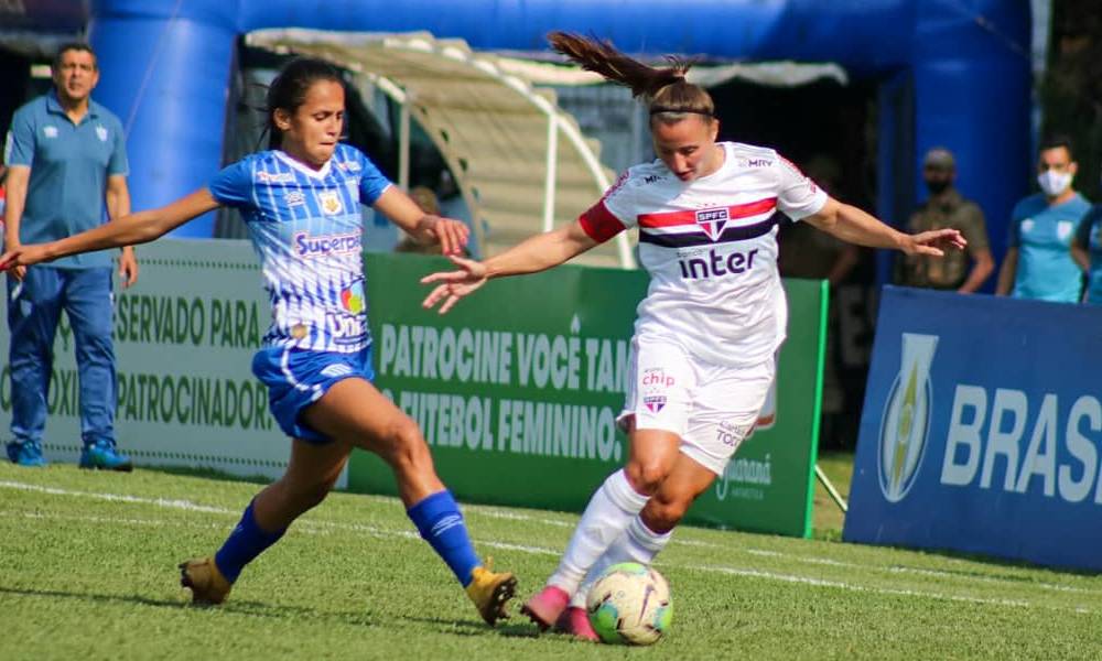 CAMPEONATO BRASILEIRO DE FUTEBOL FEMININO SÉRIE A1 DE 2020. PRIMEIRA FASE. NONA RODADA. AVAÍ/KINDERMANN-SC. SÃO PAULO-SP.