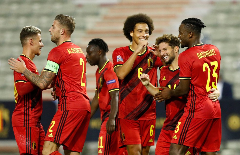 LIGA DAS NAÇÕES. EUROPA. LIGA A. SEGUNDA RODADA. PRIMEIRA FASE. GRUPO 2. BÉLGICA. INGLATERRA. ISLÂNDIA. DINAMARCA.
