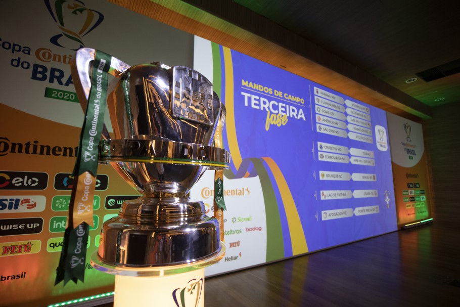 COPA DO BRASIL DE 2020. SORTEIO DA QUINTA FASE. OITAVAS DE FINAL. PALMEIRAS-SP. SÃO PAULO-SP. SANTOS-SP. CORINTHIANS-SP. FLAMENGO-RJ. ATHLETICO-PR. GRÊMIO-RS. INTERNACIONAL-RS. FORTALEZA-CE. CUIABÁ-MT. RED BULL BRAGANTINO-SP. BOTAFOGO-RJ. CEARÁ-CE. AMÉRICA-MG. JUVENTUDE-RS. ATLÉTICO-GO.OU.FLUMINENSE-RJ.