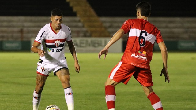 CAMPEONATO BRASILEIRO DA SÉRIE B DE 2020. PRIEMIRA FASE. DÉCIMA PRIEMIRA RODADA. BOTAFOGO-SP. CRB-AL.