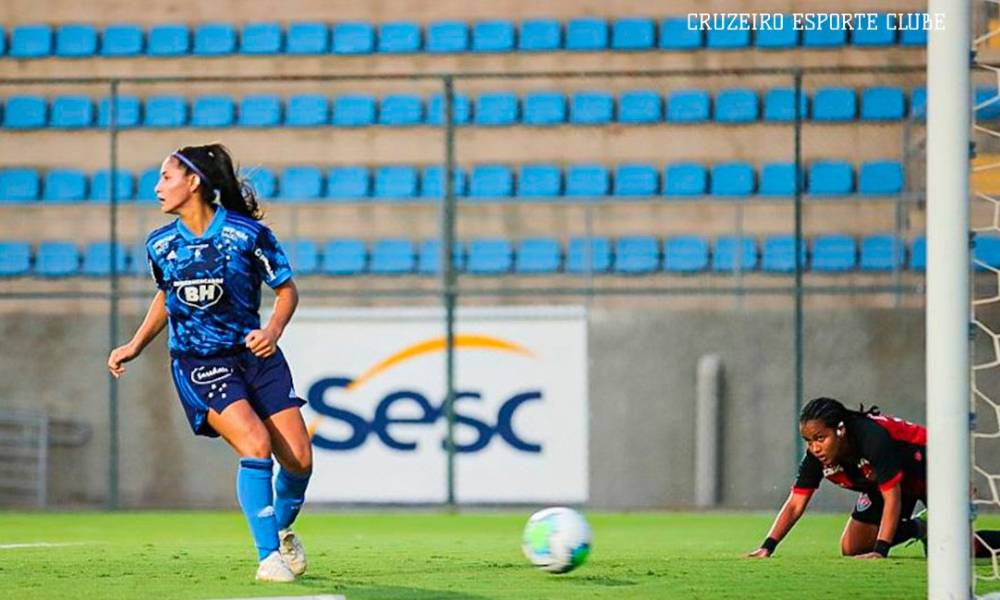 CAMPEONATO BRASILEIRO DE FUTEBOL FEMININO SÉRIE A1 DE 2020. PRIMEIRA FASE. OITAVA RODADA. CRUZEIRO-MG. VITÓRIA-BA.