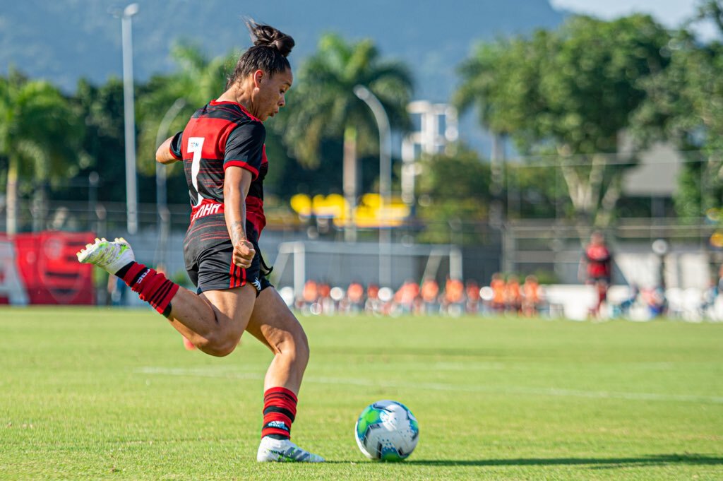 CAMPEONATO BRASILEIRO DE FUTEBOL FEMININO SÉRIE A1 DE 2020. PRIMEIRA FASE. NONA RODADA. CRUZEIRO-MG. FLAMENGO-RJ.
