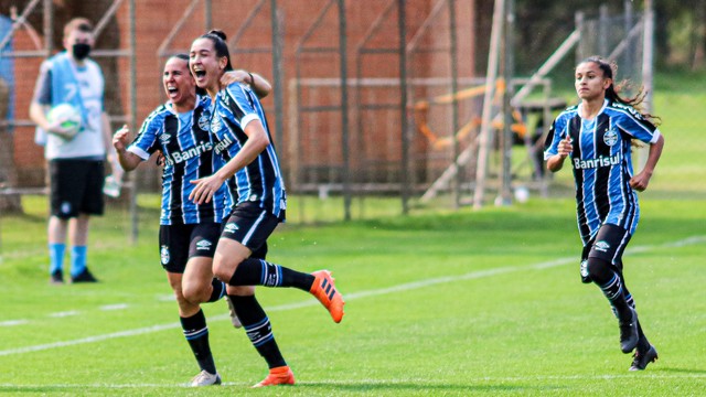 CAMPEONATO BRASILEIRO DE FUTEBOL FEMININO SÉRIE A 1 DE 2020. OITAVA RODADA. PRIMEIRA FASE. GRÊMIO-RS. IRANDUBA-AM.
