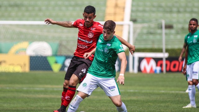 CAMPEONATO BRASILEIRO DA SÉRIE B DE 2020. PRIMEIRA FASE. NONA RODADA. GUARANI-SP. BRASIL DE PELOTAS-RS.