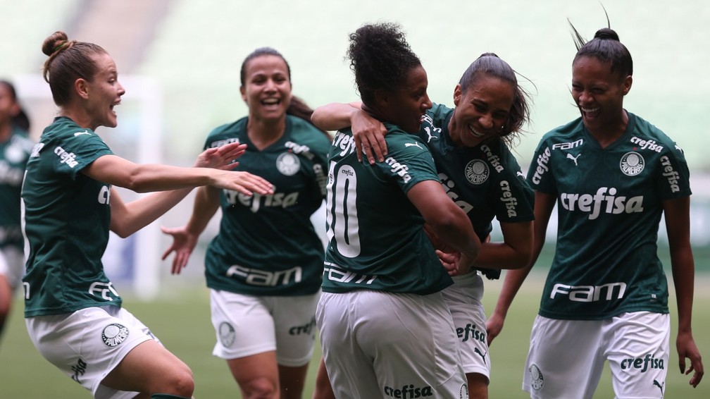 CAMPEONATO BRASILEIRO DE FUTEBOL FEMININO DA SÉRIE A1. PRIMEIRA FASE. DÉCIMA RODADA. PALMEIRAS-SP. SANTOS-SP.