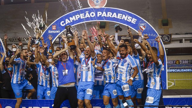 CAMPEONATO PARAENSE DE 2020. FINAL. JOGO DE VOLTA. PAYSANDU-PA. CAMPEÃO. QUADRAGÉSIMO OITAVO TÍTULO. REMO-PA. VICE-CAMPEÃO.