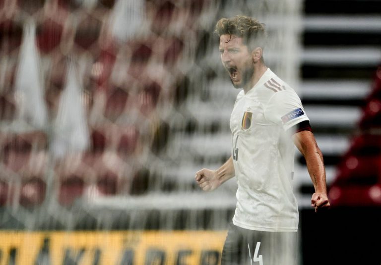 LIGA DAS NAÇÕES. EUROPA. PRIMEIRA FASE. LIGA A. GRUPO 2. PRIMEIRA RODADA. BÉLGICA. DINAMARCA.