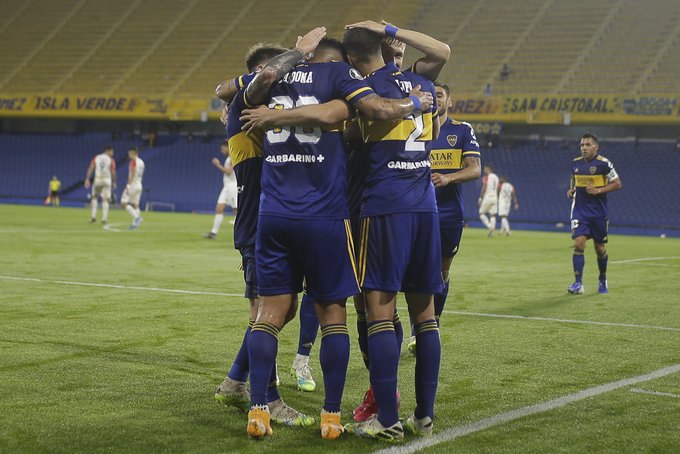 TAÇA LIBERTADOES DA AMÉRICA DE 2020. FASE DE GRUPOS. GRUPO H. BOCA JUNIORS. ARGENTINA. CARACAS. VENEZUELA.