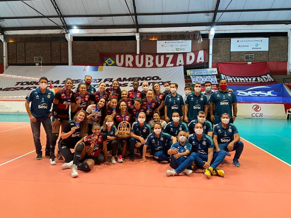 CAMPEONATO CARIOCA DE VÔLEI FEMININO. FINAL. FLAMENGO-RJ. CAMPEÃO. FLUMINENSE-RJ. VICE-CAMPEÃO.