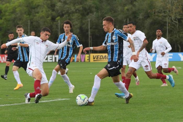 CAMPEONATO BRASILEIRO DE FUTEBOL SUB-20. PRIMEIRA FASE. QUINTA RODADA. FLUMINENSE-RJ. GRÊMIO-RS.