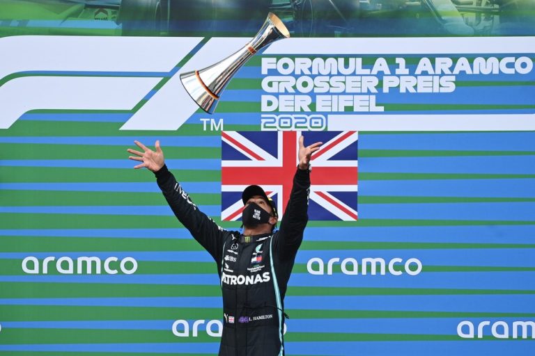 LEWIS HAMILTON. GRANDE PRÊMIO DE EIFEL. ALEMANHA.