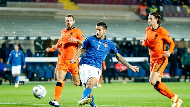 LIGA DAS NAÇÕES EUROPEIA. UEFA. UNIÃO DAS ASSOCIAÇÕES EUROPEIAS DE FUTEBOL. LIGA A. PRIMEIRA RODADA. QUARTA RODADA. GRUPO 1. HOLANDA. ITÁLIA.