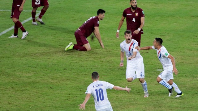 ELIMINATÓRIAS DA COPA DO MUNDO DE 2022. PRIMEIRA FASE. SEGUNDA RODADA. VENEZUELA. PARAGUAI. CONMEBOL. CONFEDERAÇÃO SUL-AMERICANA DE FUTEBOL. CONMEBOL.