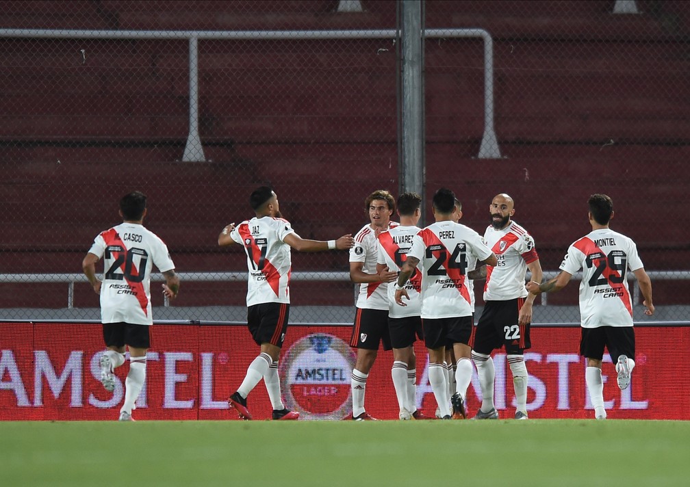 TAÇA LIBERTADORES DA AMÉRICA DE 2020. FASE DE GRUPOS. GRUPO D. SEXTA RODADA. RIVER PLATE. ARGENTINA. LIGA DEPORTIVA UNIVERSITÁRIA DE QUITO. EQUADOR.