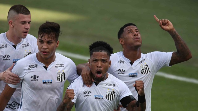 CAMPEONATO BRASILEIRO DA SÉRIE A DE 2020. PRIMEIRA FASE. DÉCIMA QUINTA RODADA. SANTOS-SP. GRÊMIO-RS.