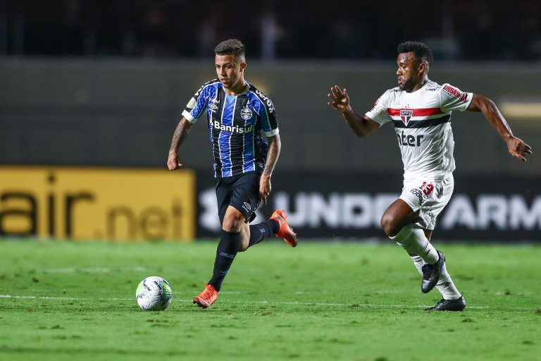CAMPEONATO BRASILEIRO DA SÉRIE A DE 2020. PRIMEIRA FASE. DÉCIMA SÉTIMA RODADA. SÃO PAULO-SP. GRÊMIO-RS.