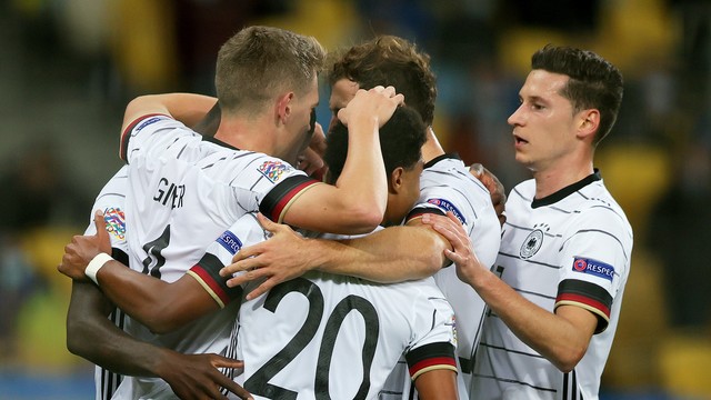 LIGA DAS NAÇÕES DA EUROPA. UEFA. UNIÃO DAS ASSOCIAÇÕES EUROPEIAS DE FUTEBOL. ALEMANHA. UCRÂNIA. GRUPO D. TERCEIRA RODADA.