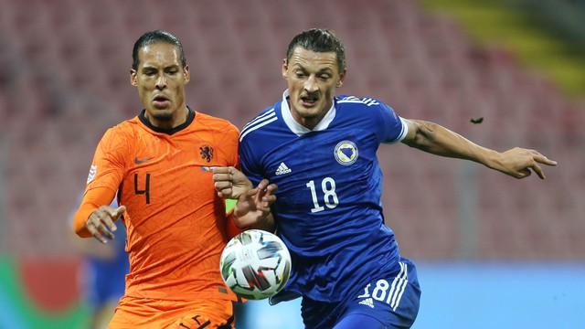 LIGA DAS NAÇÕES EUROPEIAS. UEFA. UNIÃO DAS ASSOCIAÇÕES EUROPEIAS DE FUTEBOL. GRUPO 1. ITÁLIA. HOLANDA. LIGA A. TERCEIRA RODADA. HOLANDA. BÓSNIA.