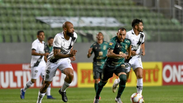 CAMPEONATO BRASILEIRO DA SÉRIE B DE 2020. PRIMEIRA FASE. VIGÉSIMA RODADA. PONTE PRETA-SP. AMÉRICA-MG.