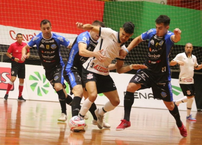 SUPERCOPA DE FUTSAL. FINAL. CORINTHIANS-SP. CAMPEÃO. PATO-PR. VICE-CAMPEÃO.