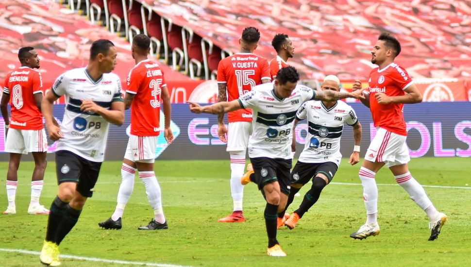 CAMPEONATO BRASILEIRO DA SÉRIE A DE 2020. PRIEMIRA FASE. VIGÉSIMA RODADA. INTERNACIONAL-RS. CORITIBA-PR.