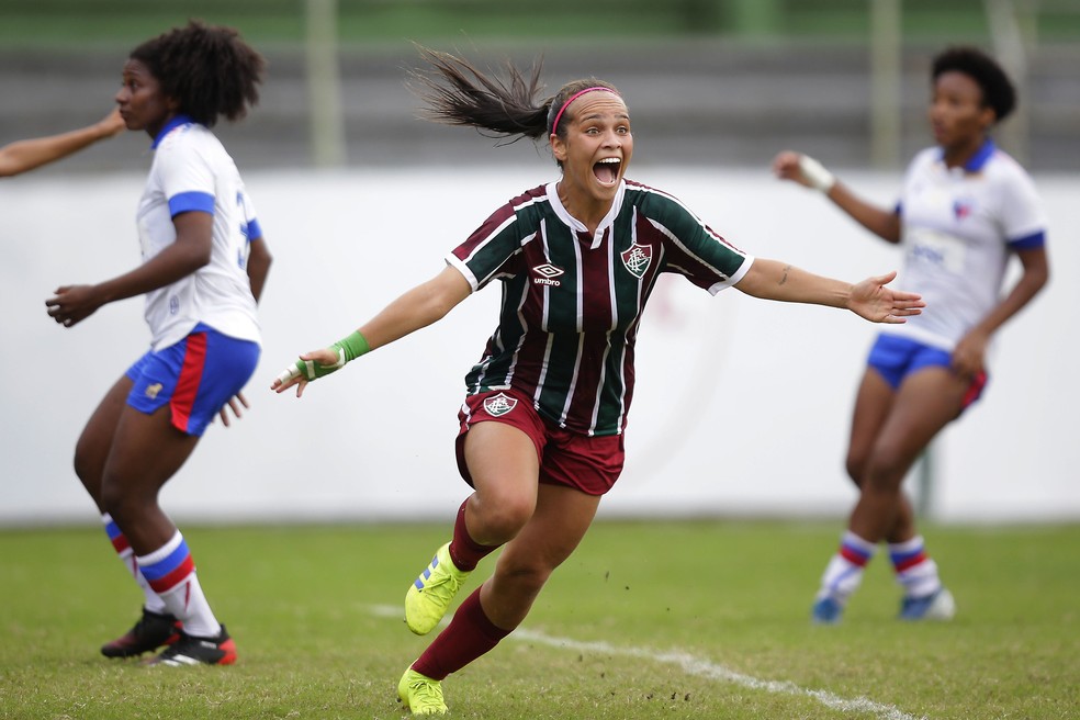 CAMPEONATO BRASILEIRO DE FUTEBOL FEMININO SÉRIE A2 D E2020. OITAVAS DE FINAL. JOGO DE IDA. FLUMINENSE-RJ. FORTALEZA-CE.