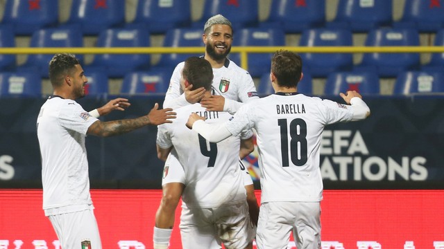 LIGA DAS NAÇÕES DA UEFA. UNIÃO DAS ASSOCIAÇÕES EUROPEIAS DE FUTEBOL. PRIMEIRA FASE. GRUPO 1. ITÁLIA. BÓSNIA.