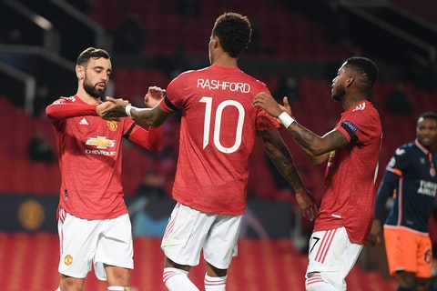 LIGA DOS CAMPEÕES DA EUROPA. TEMPORADA 2020.2021. FASE DE GRUPOS. GRUPO H. MANCHESTER UNITED. INGLATERRA. ISTANBUL BASAKSEHIR. TURQUIA.