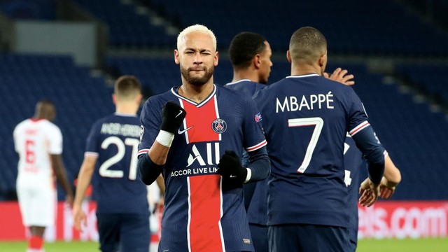 LIGA DOS CAMPEÕES DA EUROPA. TEMPORADA 2020.2021. FASE DE GRUPOS. GRUPO H. QUARTA RODADA. PARIS SAINT-GERMAIN. FRANÇA. RASENBALLSPORT LEIPZIG. ALEMANHA.